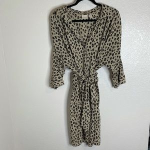 Chicos Leopard Print Dress